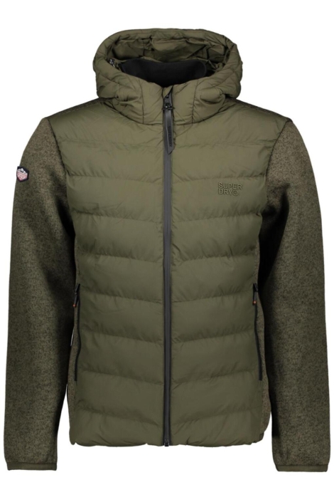 Superdry hooded storm knit hybrid jkt